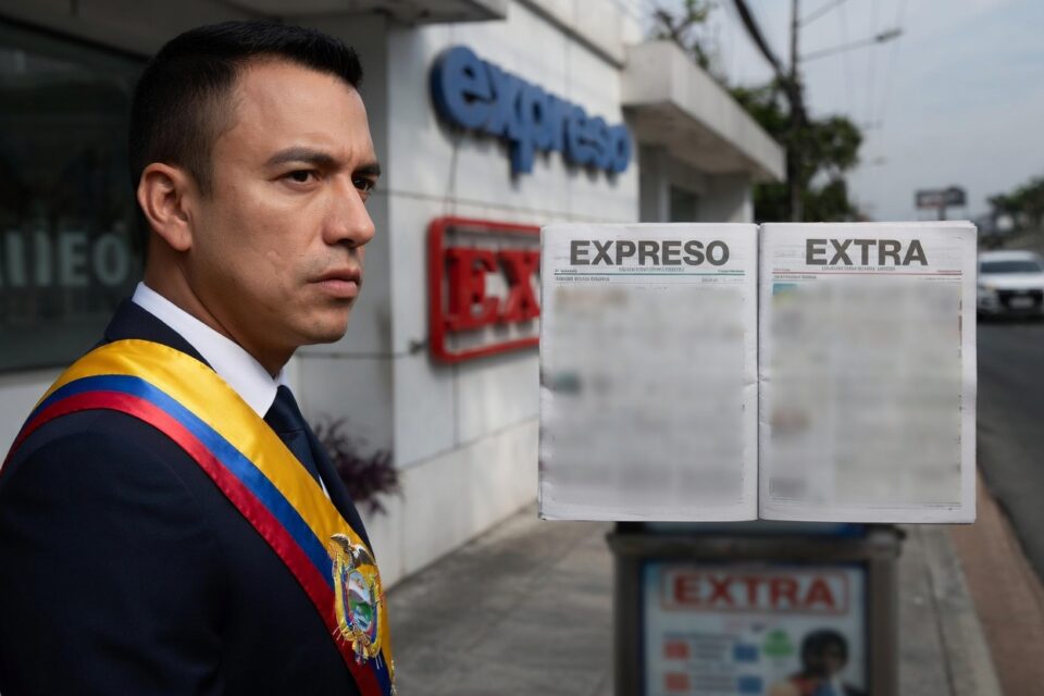 ¿Fin de la libertad de prensa en Ecuador? Noboa y el ataque sistemático a los medios