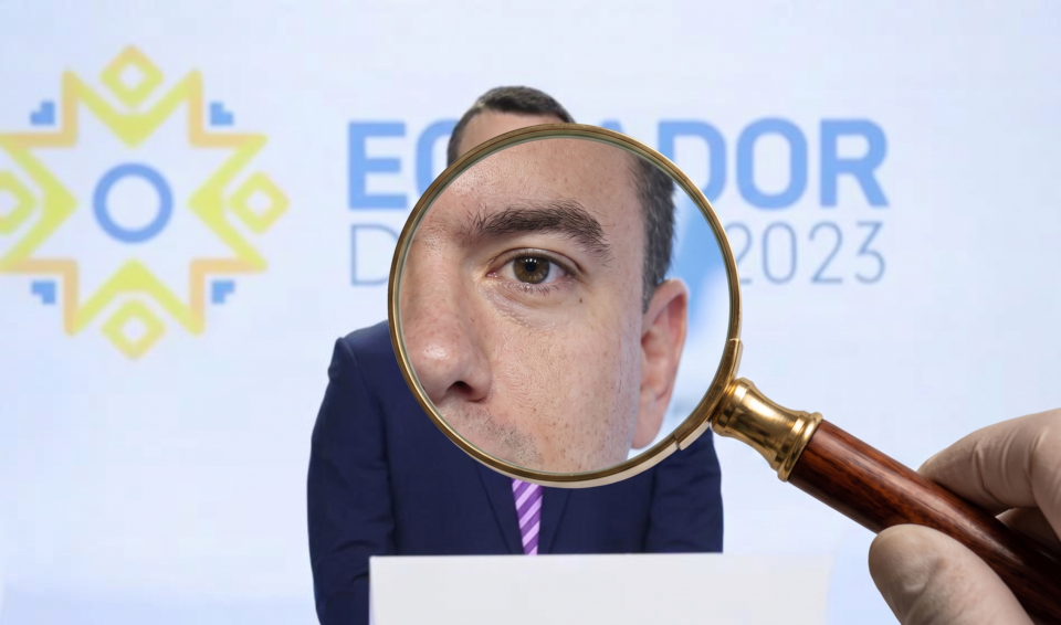Daniel Noboa bajo la lupa: El 55% de su discurso es impreciso o falso tras un año de gobierno